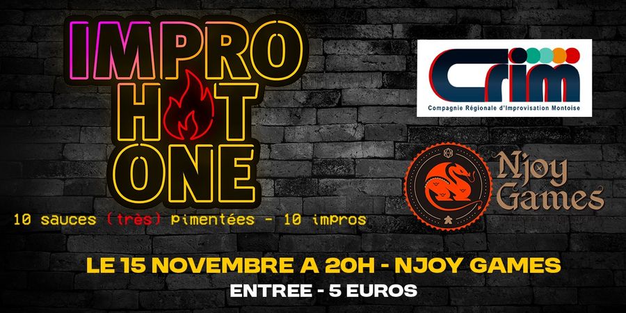 image - Impro Hot Ones - 10 sauces pimentées / 10 impros - CRIM et Njoy Game 