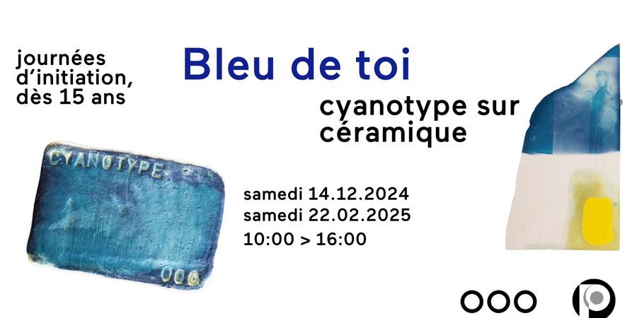 image - JOURNÉES D'INITIATION // BLEU DE TOI. CYANOTYPE SUR CERAMIQUE