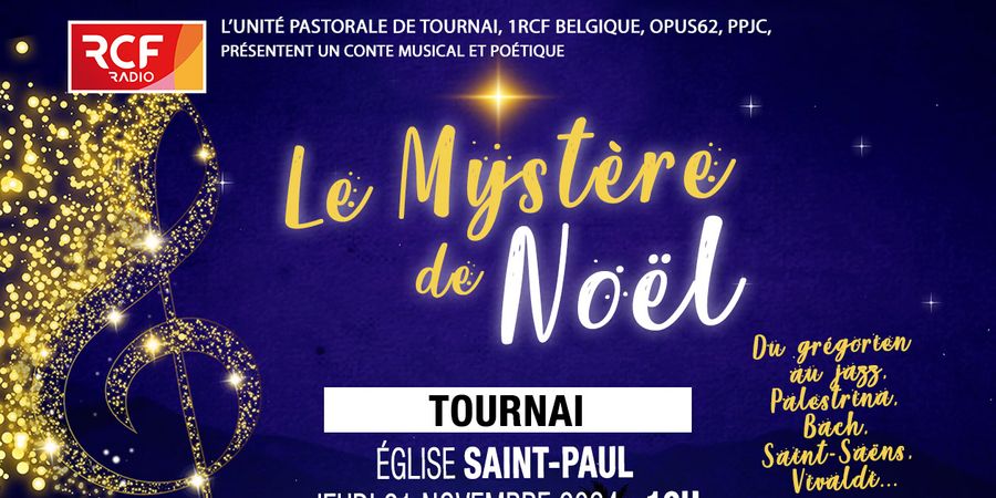 image - Concert : Le mystère de Noël - Tournai