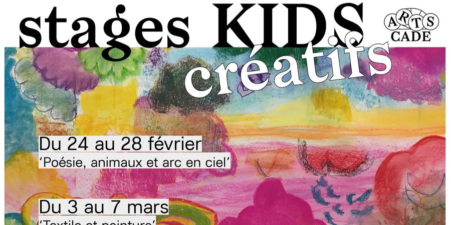 image - Stage créatif pour enfant Poésie, Animaux et Arc en Ciel