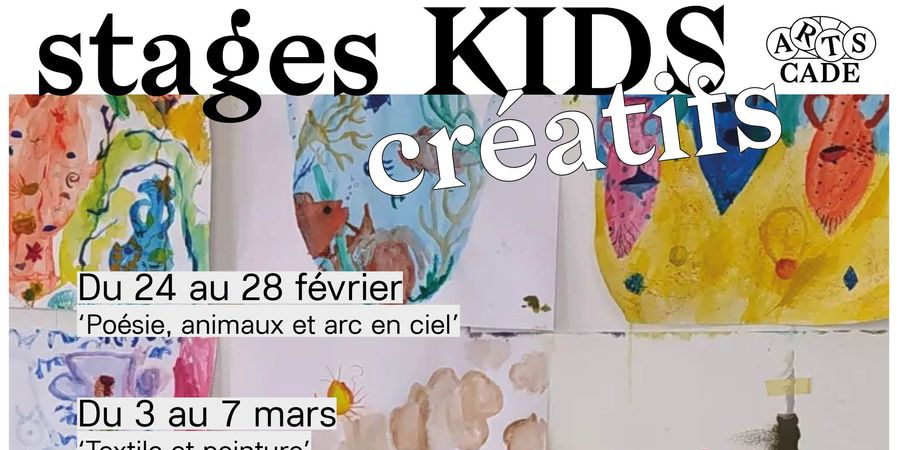 image - Stage créatif pour enfant Textile et Peinture