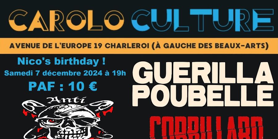 image - Guerilla Poubelle + Corbillard + Anti Clockwise