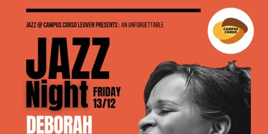 image - Live Jazz Music Concert @ Campus Corso Leuven presents : An unforgettable live Jazz evening with the