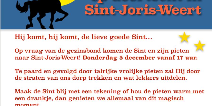 image - Sinterklaas op doortocht door SJW