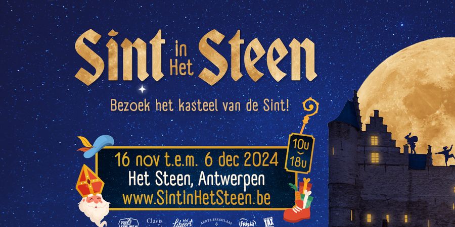 image - 'Sint in Het Steen' - bezoek het kasteel van Sinterklaas