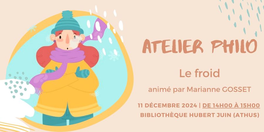 image - Atelier PHILO à la bibliothèque d'Athus | Le froid