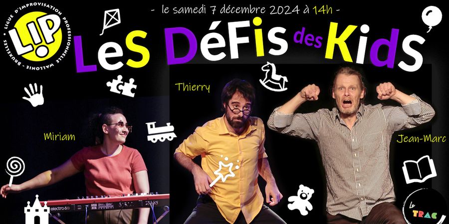 image - LeS DéFis des KidS - Spectacle d'improvisation pour enfants petits & grands