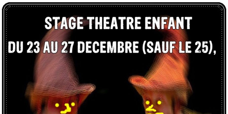 image - Stage théâtre enfants