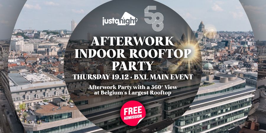 image - ROOFTOP 58 [INTERNATIONAL AFTERWORK & PARTY] • INDOOR SKYBAR • 360° VIEW