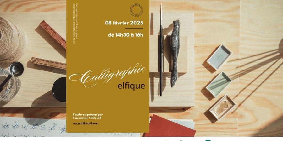 image - Atelier d'écriture à la bibliothèque d'Athus | Calligraphie elfique