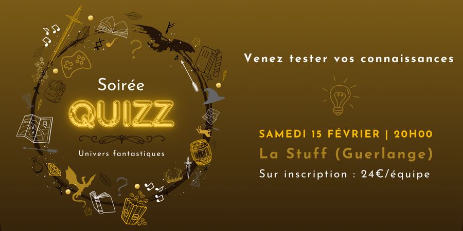 image - Soirée quizz à la bibliothèque d'Athus | Univers fantastiques