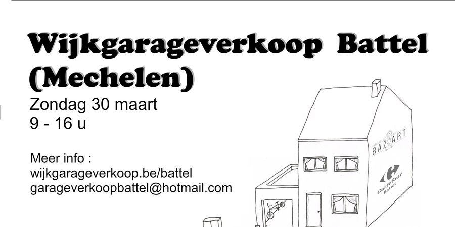 image - Wijkgarageverkoop Battel 30 maart