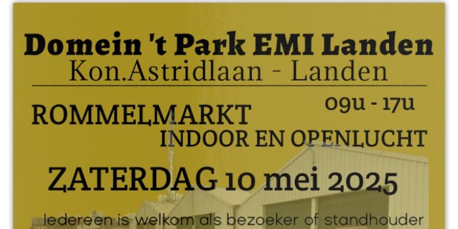 image - rommelmarkt domein EMI t' park landen