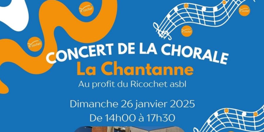 image - Concert de la chorale « La Chantanne » au profit du Ricochet asbl