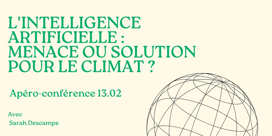 image - L'INTELLIGENCE ARTIFICIELLE : MENACE OU SOLUTION POUR LE CLIMAT ?