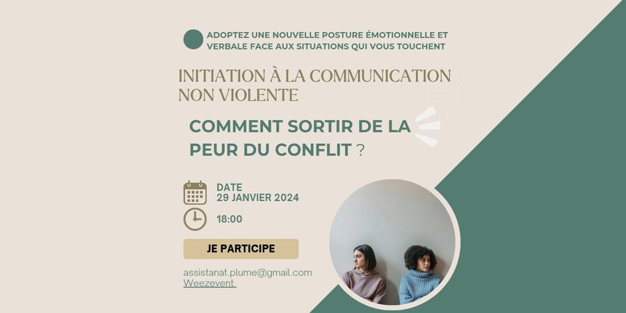 image - Atelier : Découvrez la puissance des mots : initiation à la Communication Non Violente