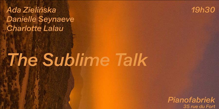 image - The Sublime Talk x La Nombreuse