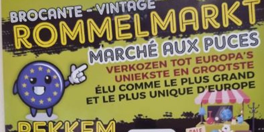 image - Brocante Vintage Rommelmakt Marché aux puces