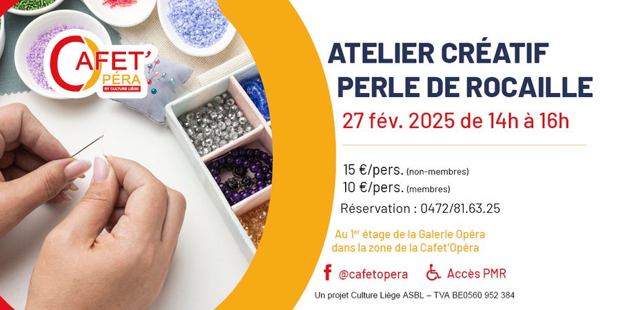 image - Atelier Créatif de rocaille de la Cafet' Opera