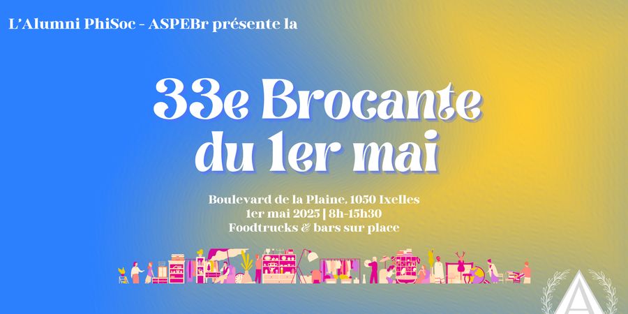 image - Brocante du 1er mai 2025 à Ixelles