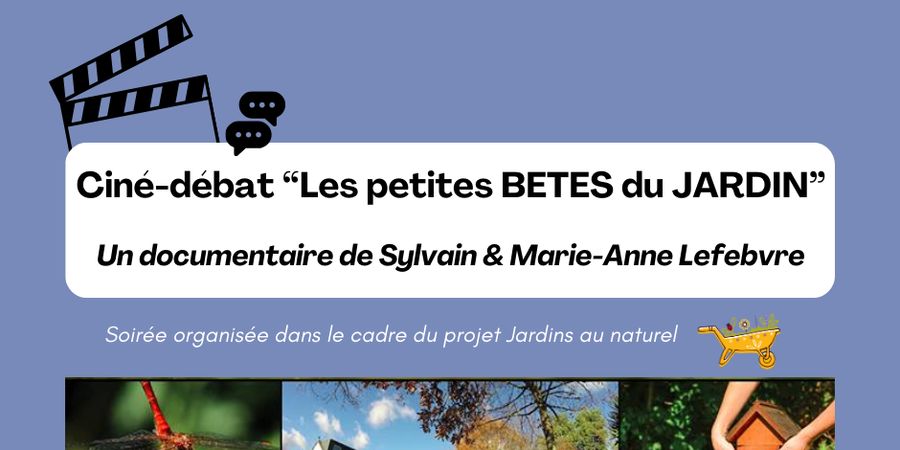 image - Ciné-débat : les petites bêtes du jardin