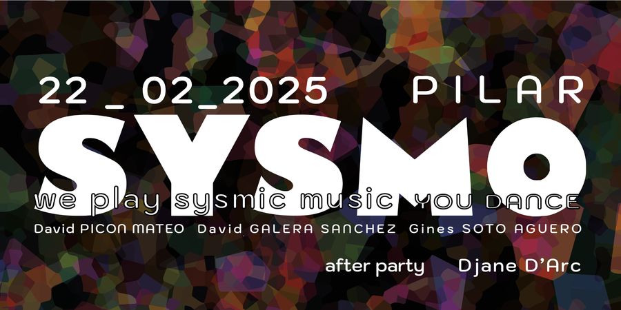 image - Sysmo x Brass Section Almeria (ES) x DJane d'Arc @ Pilar