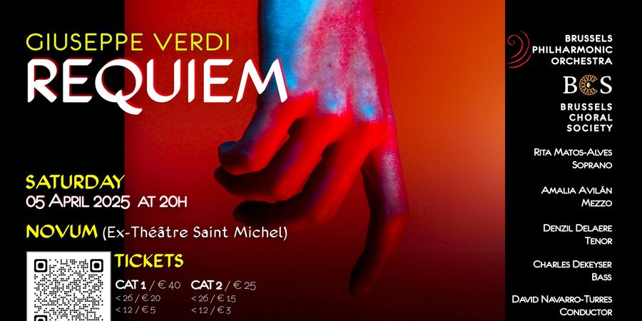 image - REQUIEM de Verdi par la Brussels Choral Society et le Brussels Philharmonic Orchestra