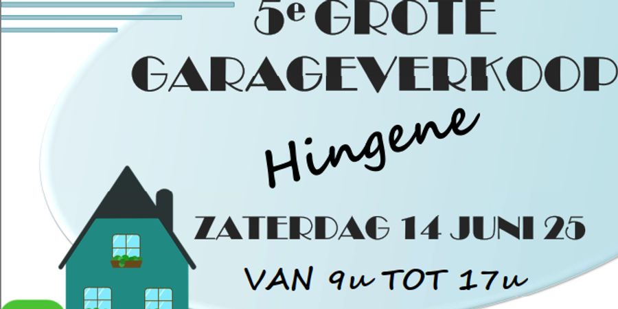 image - 5e Grote garageverkoop Hingene - 14/06/2025