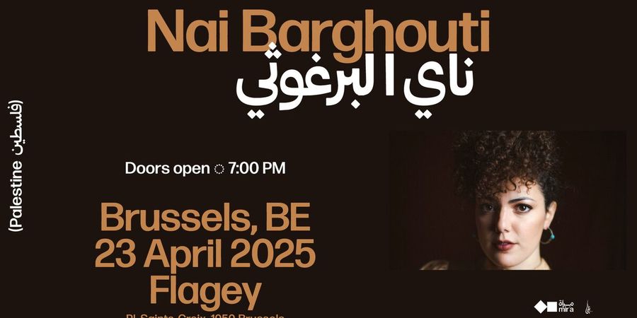 image - Nai Barghouti live à Bruxelles