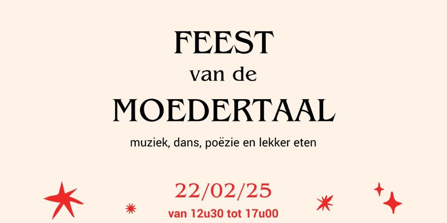 image - Feest van de Moedertaal 