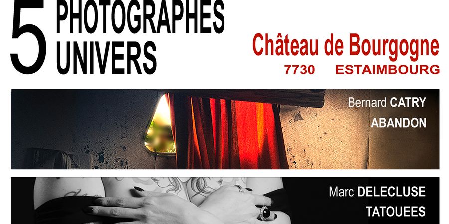 image - 5 PHOTOGRAPHES, 5 UNIVERS