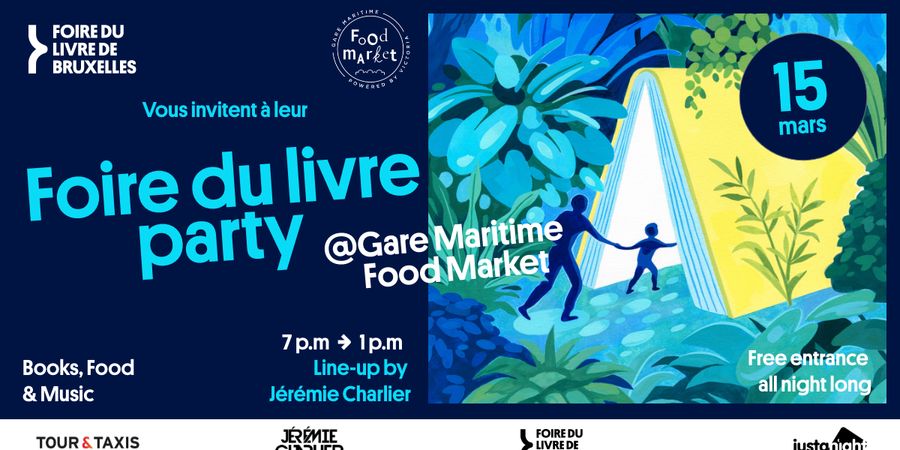 image - Foire du Livre Party at La Gare Maritime - Food Market | Books, Food & Music | Free Entrance