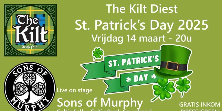 image - Sons of Murphy Live - Saint Patrick's Day @ The Kilt