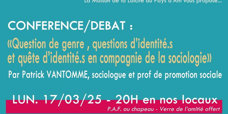 image - Conférence/débat de Patrick VANTOMME