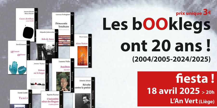 image - Les booklegs ont 20 ans ! fiesta !