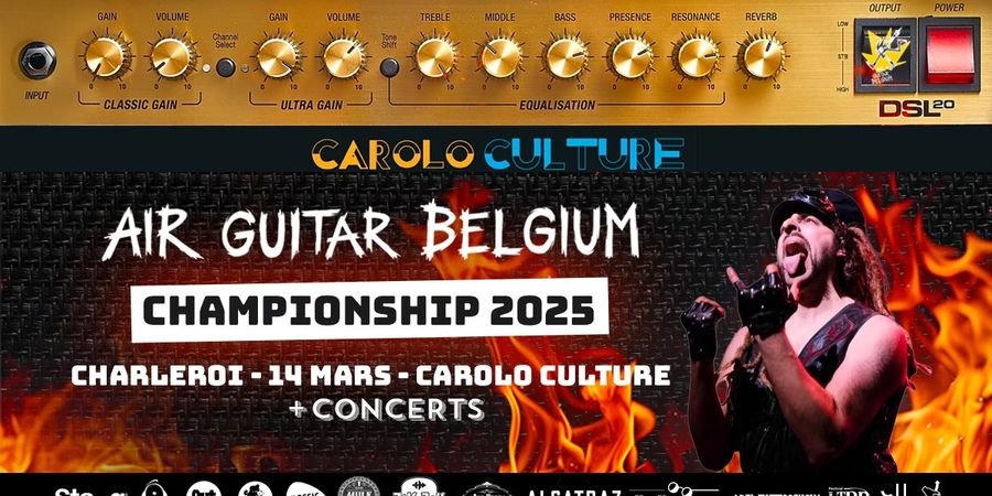 image - Air Guitar Belgium - Qualifications Charleroi