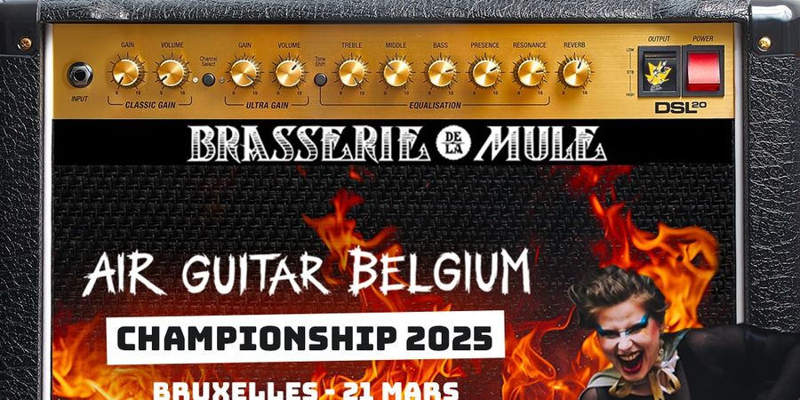 image - Air Guitar Belgium Championship 2025 + Kids Edition