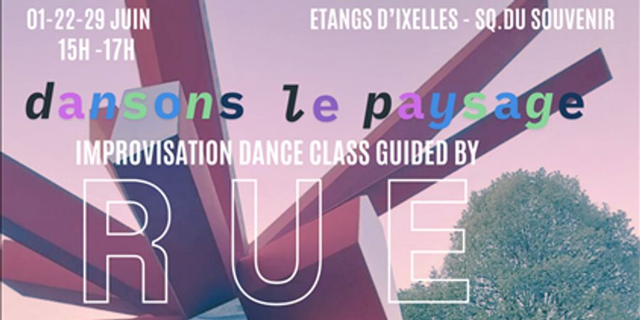 image - Dansons le paysage/Dans de vijvers vrij - Impro Dance Class