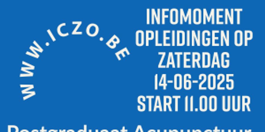 image - Infomoment opleidingen Acupunctuur, dry Needling, Tui Na, voeding, fytotherapie
