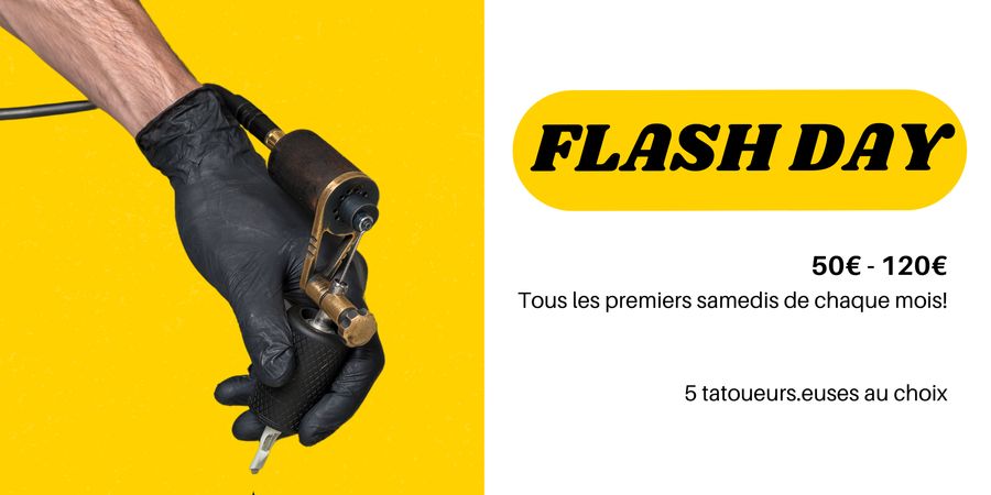 image - Tattoo - Flash day 50€-120€