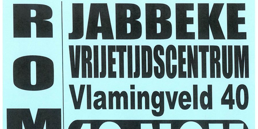 image - Rommelbeurs JABBEKE - Vrijetijdscentrum - Org. JOVAN