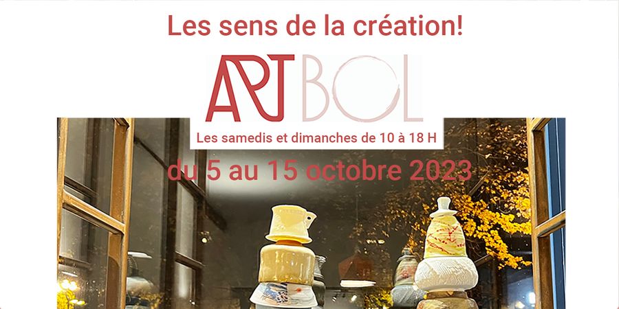 image - Exposition-vente de céramiques pour l'art de la table réalisées par les artistes d'ArtBol