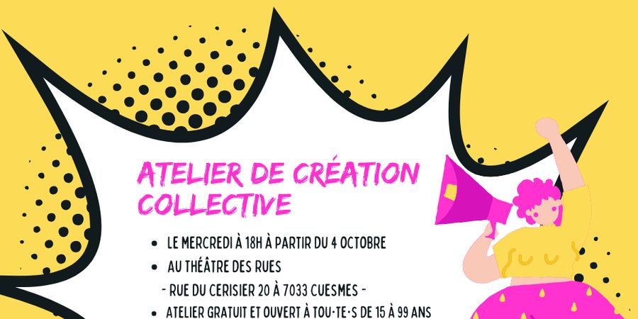 image - Atelier ouvert de création collective