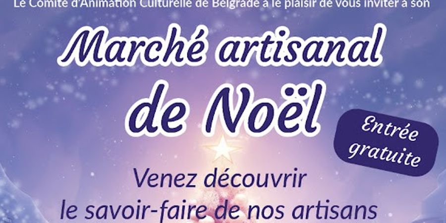 image - Marché de Noël Artisanal couvert et chauffé