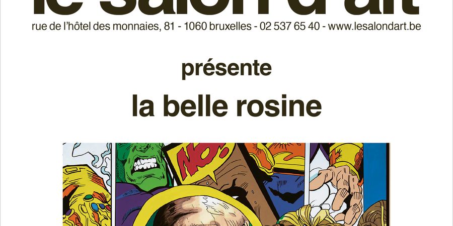 image - Erró, la belle rosine, peintures, aquarelles & collages