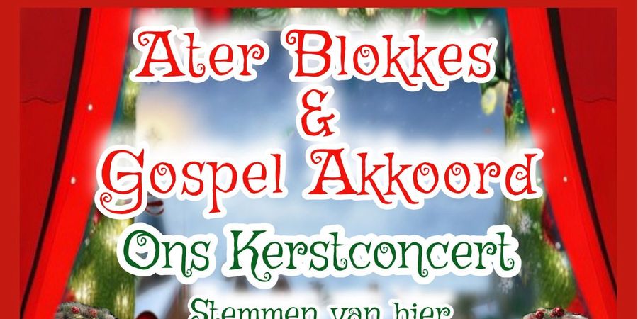image - Ater Blokkes & Gospel Akkoord - Stemmen van hier brengen een kerstverhaal