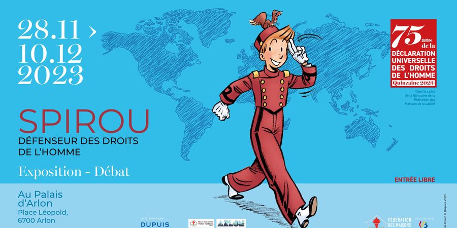 image - Exposition/débat : SPIROU défenseur des droits de l’Homme - Palais d'Arlon