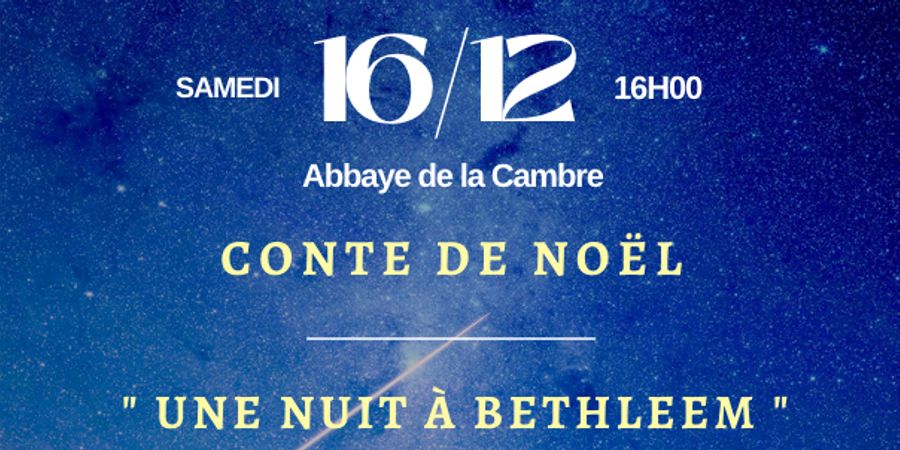 image - Conte de Noël - Une nuit à Bethléem