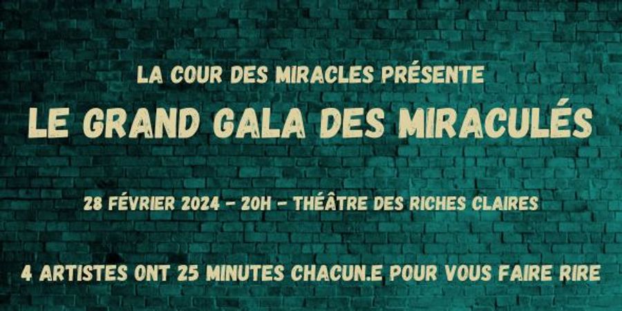 image - Le Grand Gala des Miraculés
