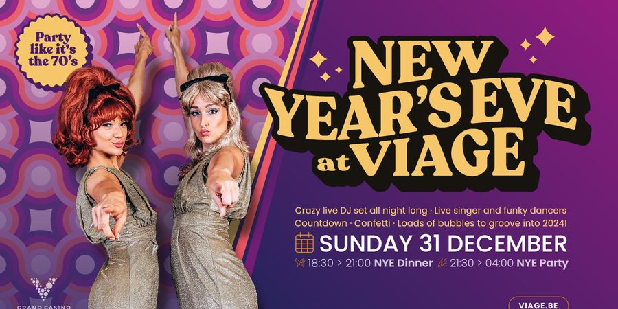 image - Back to the 70s Réveillon du Nouvel An @ VIAGE
